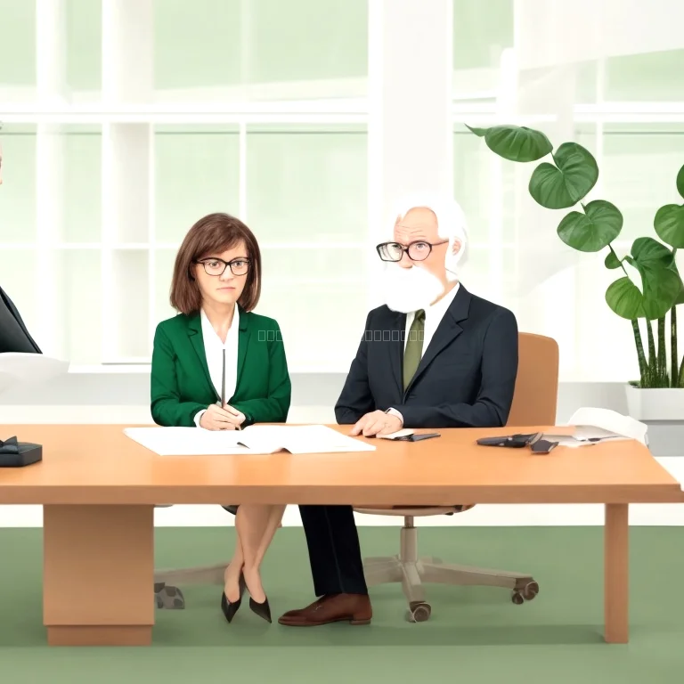 Senior citizen receiving legal advice